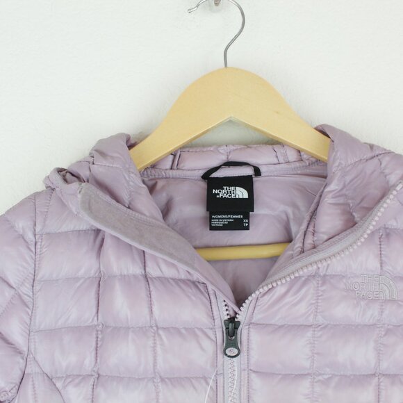 NEW The North Face ThermoBall Eco Hooded Parka, Purple Pink, XS - Picture 4 of 12